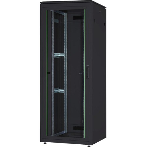 Digitus Dynamic Basic 42U Rackschrank für Server - 482,60 mm Rack Width - Schwarz - Glas, Stahl - 600 kg Maximale Gewichts