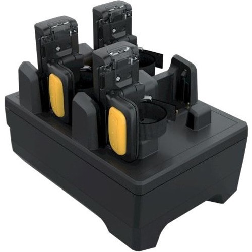 Chargeur de batteries X4 pour RS5100 avec alimentation. Supporte les deux types de batterie. AJOUTER: BLOC ALIM PWR-BGA12V
