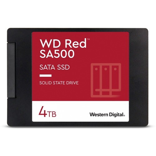 WD Red Solid State-Laufwerk - 2,5" Intern - 4 TB - SATA (SATA/600) - 2500 TB TBW - 560 MB/s Maximale Lesegeschwindigkeit