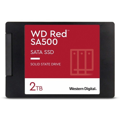 WD Red Solid State-Laufwerk - 2,5" Intern - 2 TB - SATA (SATA/600) - 1300 TB TBW - 560 MB/s Maximale Lesegeschwindigkeit