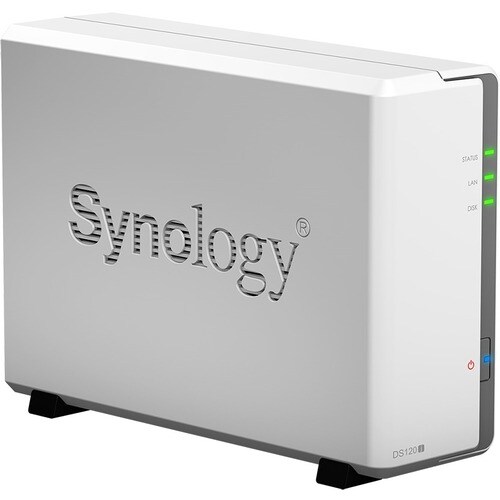 Synology DiskStation DS120j 1 x Gesamtzahl Einschübe SAN/NAS-Speichersystem - Marvell ARMADA 370 Dual-Core 800 MHz - 512 M