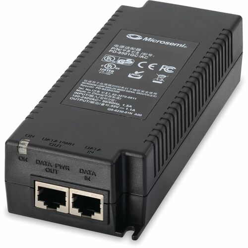 Microchip PD-9501GC PoE -Injektor - 120 V AC, 230 V AC Eingang - 1 x Ethernet Eingangsport(s) - 1 x RJ-45 Ausgangsport(s) 