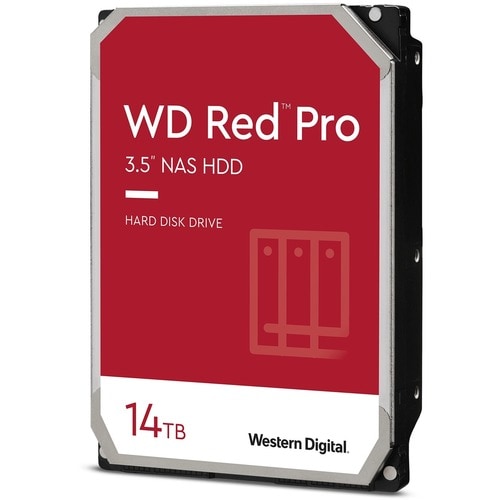 Western Digital Red Pro Festplatte - 3,5" Intern - 14 TB - SATA (SATA/600) - Conventional Magnetic Recording (CMR) Method 