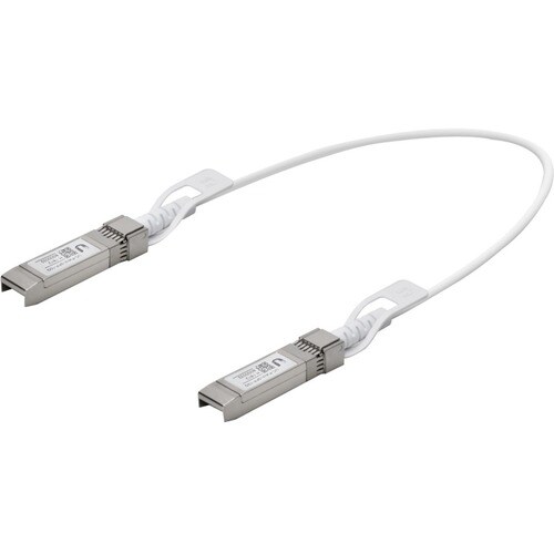Ubiquiti Direct Attach Copper Cable, SFP+, 10Gbps, 0.5 Meter - 1.6 ft SFP+ Network Cable for Network Device - First End: 1