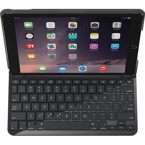 Logitech Slim Folio Tastatur/Cover (Folie) für 25,9 cm (10,2 Zoll) Apple iPad (7. Generation) Tablet - Graphit - Plastik K