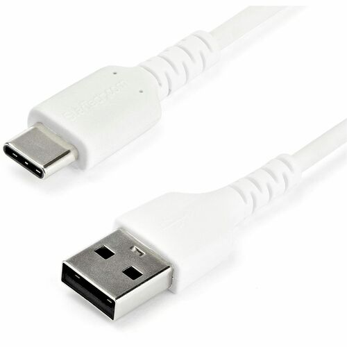 StarTech.com 1m USB A to USB C Charging Cable - Durable Fast Charge & Sync USB 2.0 to USB Type C Data Cord - Aramid Fiber 