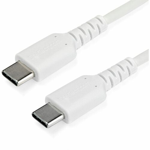 StarTech.com 2m USB C Charging Cable - Durable Fast Charge & Sync USB 2.0 Type C to C Charger Cord - TPE Jacket Aramid Fib