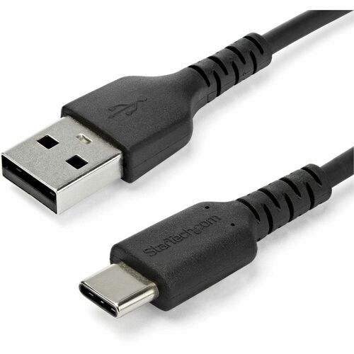 StarTech.com 2m USB A to USB C Charging Cable - Durable Fast Charge & Sync USB 2.0 to USB Type C Data Cord - Aramid Fiber 