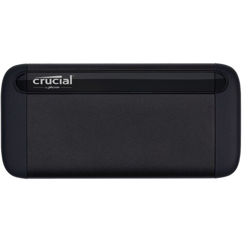 SSD Portable Crucial X8 - Externe - 1 To - Notebook, Console de jeu, Tablette PC, Smartphone Appareil compatible - USB 3.1