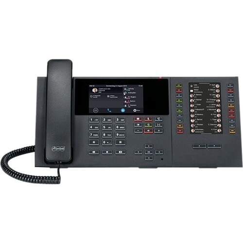 Auerswald COMfortel D-400 IP-Telefon - Schnurgebunden - Schnurgebunden - Wandmontierbar - Schwarz - VoIP - 2 x Netzwerk (R