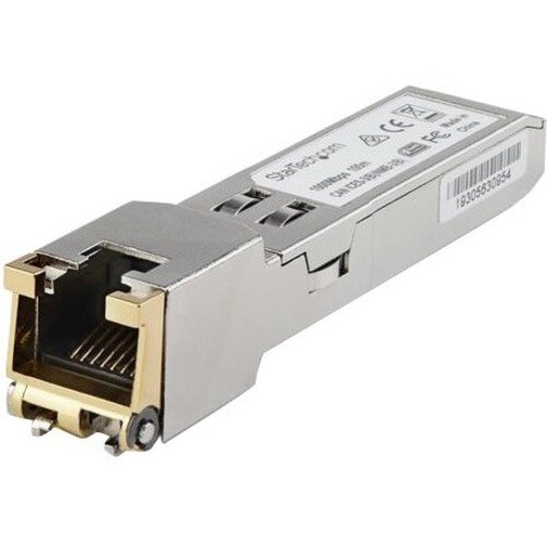 StarTech.com GLCTEST SFP (Mini-GBIC) - 1 Paket - für Datenvernetzung - Verdrilltes DoppelkabelGigabit-Ethernet - 1000Base-