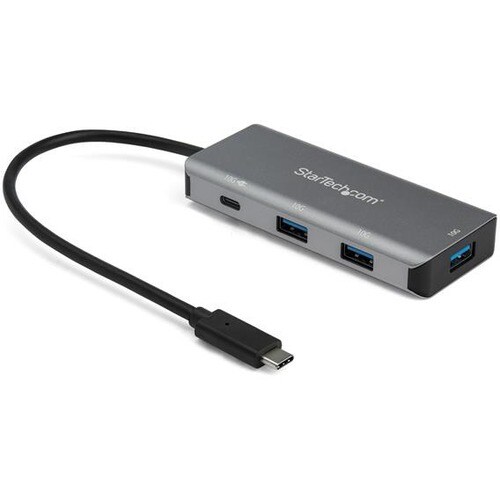 StarTech.com USB-Hub - USB 3.1 Typ C - Extern - Schwarz, Grau - UASP-Support - 4 Total USB Port(s) - 4 USB 3.1 Port(s) - M