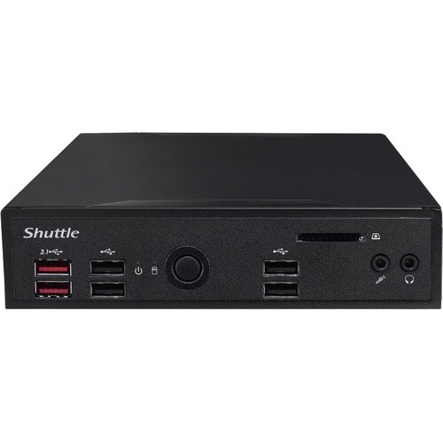 Shuttle XPC slim DS10U5 Barebone System - Slim PC - Core i5 8th Gen i5-8265U 1.60 GHz - 32 GB DDR4 SDRAM Maximum RAM Suppo