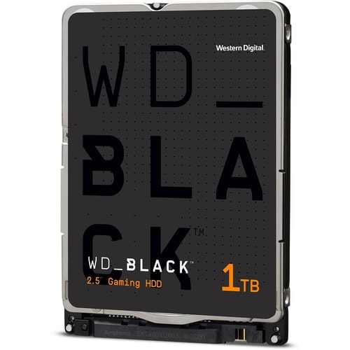 WD Black Festplatte - 2,5" Intern - 1 TB - SATA (SATA/600) - Desktop-PC, Notebook, Spielkonsole Unterstütztes Gerät - 7200