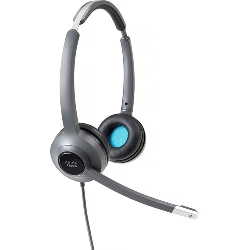 Cisco 522 Kabel Kopfbügel Stereo Headset - Binaural - Ohraufliegend - 50 Hz bis 18 kHz Frequenzgang - Unidirektional, Elek