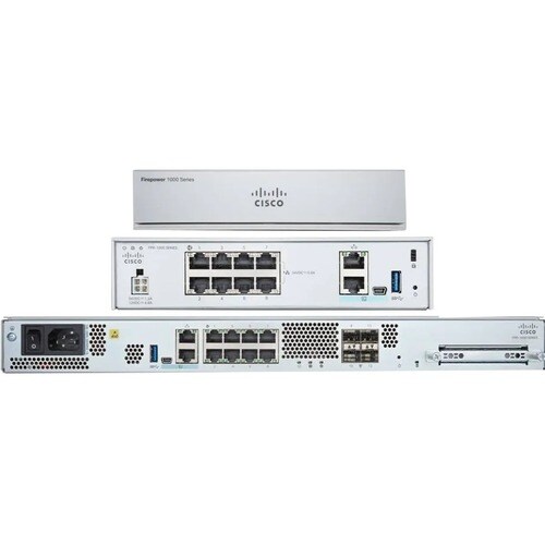 Cisco Firepower FPR-1120 Network Security/Firewall Appliance - 8 Port - 1000Base-T - Gigabit Ethernet, 1000Base-X - 294.40