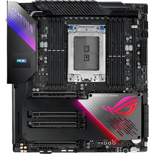 Asus ROG Zenith II Extreme Desktop Motherboard - AMD TRX40 Chipset - Socket sTRX4 - Extended ATX - 256 GB DDR4 SDRAM Maxim