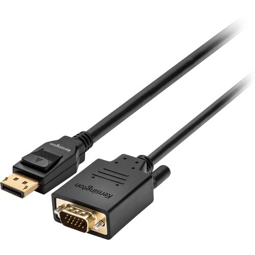 Kensington 1,83 m DisplayPort/VGA Videokabel - Cable for Computer, Monitor, Projektor, Videogerät, Docking Station, Notebo