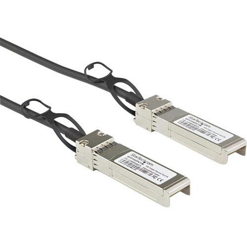 StarTech.com Cable 3m Twinax SFP+ a SFP+ con Conexión Directa 10GbE- Compatible DAC-SFP-10G-3M de Dell EMC - Cobre - DAC M