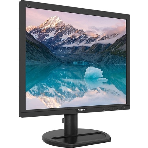 Philips 170S9A 17" Class SXGA LCD Monitor - 5:4 - Textured Black - 17" Viewable - WLED Backlight - 1280 x 1024 - 16.7 Mill