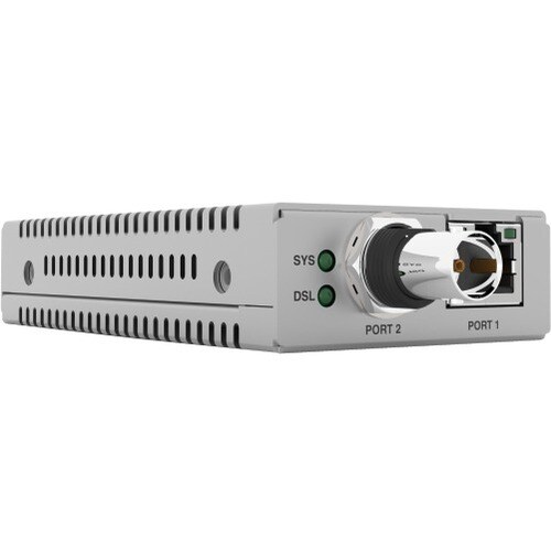 Allied Telesis MMC6006 Network Extender - 1 x Network (RJ-45) - 3 km Extended Range