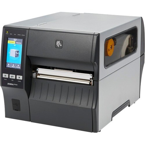 Zebra ZT421 Industrial Thermal Transfer Printer - Monochrome - Label Print - USB - Serial - 102" Print Length x 6.61" Prin