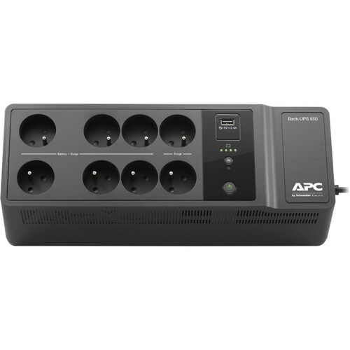 APC by Schneider Electric Back-UPS UPS em espera - 650 VA/400 W - Torre - 16 Hora Recharge - 2.60 Minuto Stand-by - 230 V 