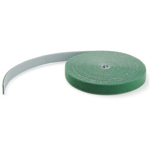 StarTech.com HKLP100GN. Typ: Kabelbinder mit Klettverschluss, Material: Nylon, Produktfarbe: Grün. Länge (mm): 30500 mm, B