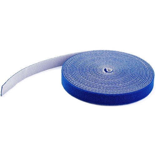 StarTech.com HKLP50BL. Typ: Kabelbinder mit Klettverschluss, Materialien: Nylon, Produktfarbe: Blau. Länge: 15200 mm, Brei
