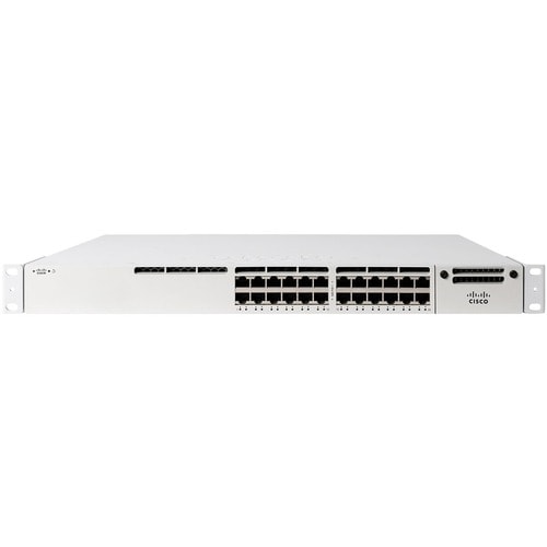 Meraki MS390 MS390-24P-HW 24 Ports Manageable Ethernet Switch - 3 Layer Supported - Modular - Twisted Pair, Optical Fiber 