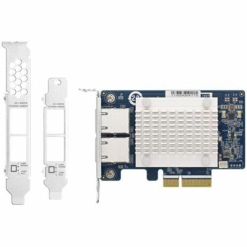 QNAP 5-Gigabit-Ethernet-Karte für NAS-Speichergerät - 5GBase-T - Plug-in-Karte - PCI Express 3.0 x2 - 2 Anschluss(e) - 2 -