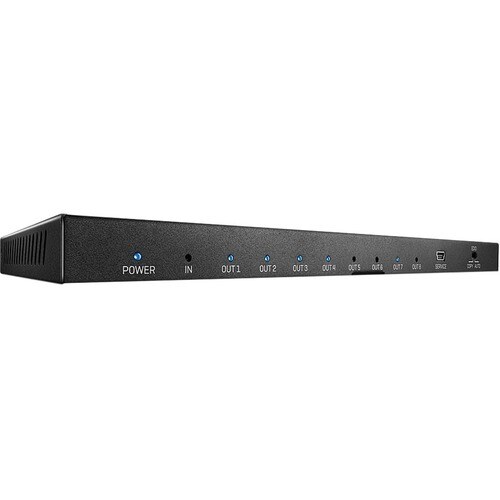 LINDY Signalverteiler - Metall - 3840 × 2160 - 1 x HDMI Ein - 8 x HDMI Aus