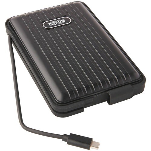 Tripp Lite by Eaton USB-C to SATA SSD/HDD Enclosure Adapter - USB 3.1 Gen 2 (10 Gbps), Thunderbolt 3, IP66 Rated, UASP - 1