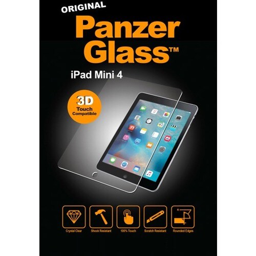 PanzerGlass Original Tempered Glass Screen Protector - Crystal Clear - 1 - For 20.1 cm (7.9") LCD iPad mini 4 - Shock Resi