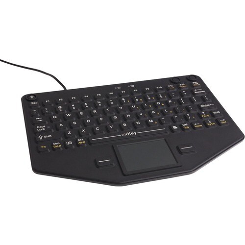 Gamber-Johnson SL-80-TP Keyboard - Cable Connectivity - USB Interface - TouchPad - English (US)