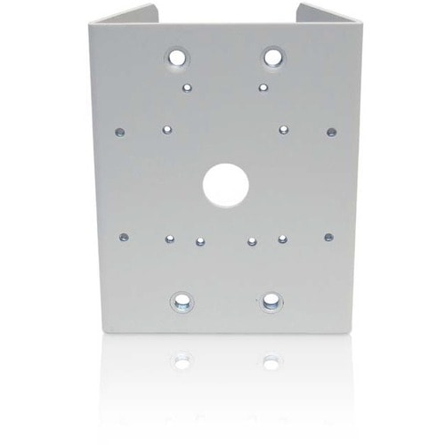 Avigilon Mounting Bracket for Network Camera, Wall Mount, Junction Box - Signal White - Aluminum