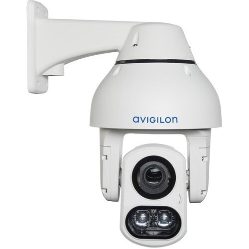 Avigilon H4 IR PTZ 1 Megapixel HD Network Camera - Cool Gray - 820.21 ft - H.264 (MPEG-4 Part 10/AVC), MJPEG, H.264 - 1280