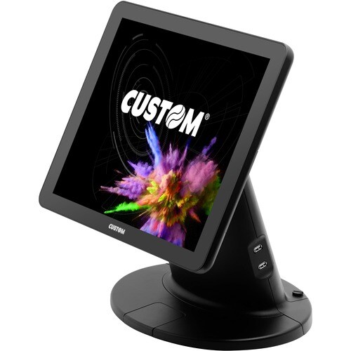 Terminale PC POS CUSTOM TWENTYFIVE - Intel Celeron 2 GHz - 4 GB 64 GB - 43,2 cm (17") Touchscreen - Rete (RJ-45) - Porta c