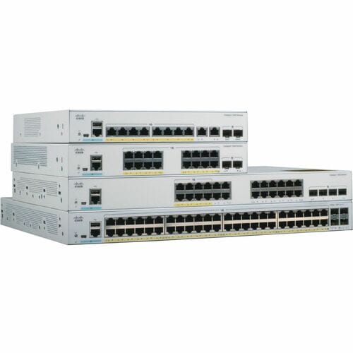 Cisco Catalyst 1000 C1000-8FP 8 Ports Manageable Ethernet Switch - Gigabit Ethernet - 10/100/1000Base-T, 1000Base-X - 2 La