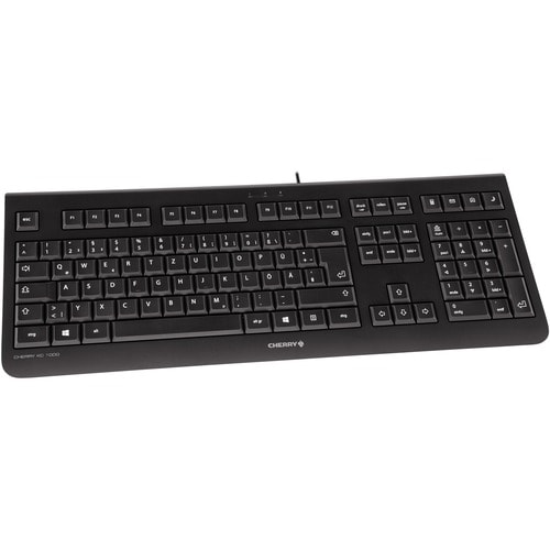 CHERRY KC 1000 Keyboard - Cable Connectivity - USB Interface - Calculator, Email, Browser, Sleep Hot Key(s) - Italian - Co