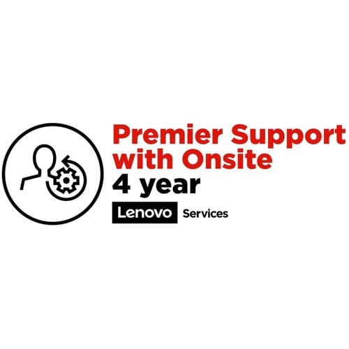 Lenovo Premier Support - 4 anni - Garanzia - 24 x 7 x Il Giorno Successivo - On-site - Manutenzione - Parti e manodopera -