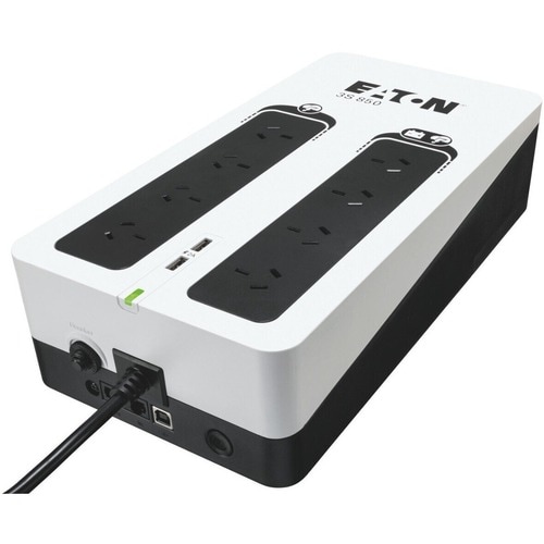 Eaton 3S 850VA Wall Mountable UPS - Wall Mountable - 230 V AC Input - 220 V AC Output - Single Phase - 2 x USB, 8 x AC Pow