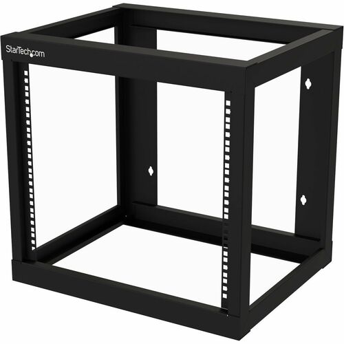StarTech.com 2-Post 9U Heavy-Duty Wall-Mount Network Rack, 19" Open Frame Server Rack for Computer Equipment, Wall Mount D