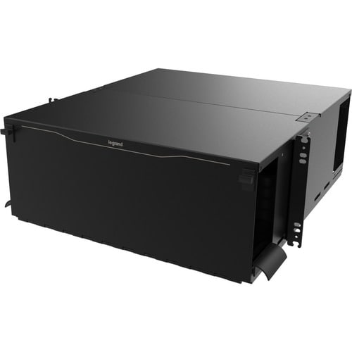 Ortronics Enclosure, Q-Series, Rackmount, 4U - For Fiber Optic Cable Manager, Patch Panel, Networking, Cassette - 4U Rack 