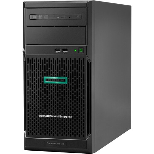 HPE ProLiant ML30 G10 4U Tower Server - 1 x Intel Xeon E-2224 3.40 GHz - 16 GB RAM - Serial ATA/600 Controller - 1 Process