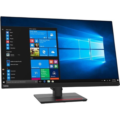 Lenovo ThinkVision T32h-20 31.5" WQHD WLED LCD Monitor - 16:9 - Raven Black - 32" Class - In-plane Switching (IPS) Technol