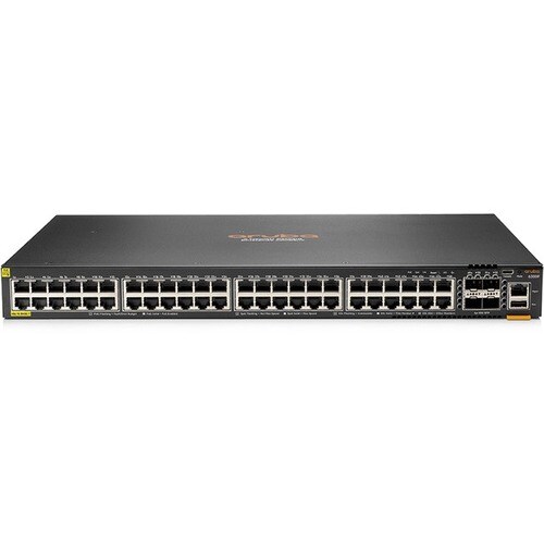 HPE CX 6300 6300F 48 Ports Manageable Ethernet Switch - 3 Layer Supported - Modular - 4 SFP Slots - Twisted Pair, Optical 