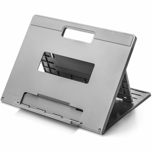 Kensington SmartFit Height Adjustable Notebook Stand - Up to 43.2 cm (17") Screen Support - Grey - For Notebook, Home - Ad