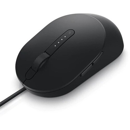 Dell MS3220 Mouse - USB 2.0 - Laser - 5 Button(s) - Black - Cable - 3200 dpi - Tilt Wheel