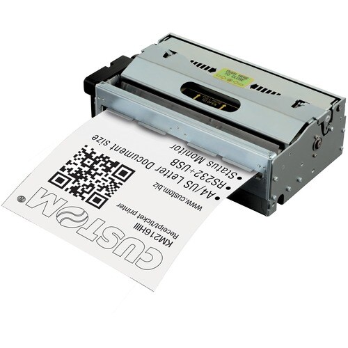 Custom KM216HIII Direct Thermal Printer - Monochrome - Ticket Print - USB - Serial - 180 mm/s Mono - 203 dpi